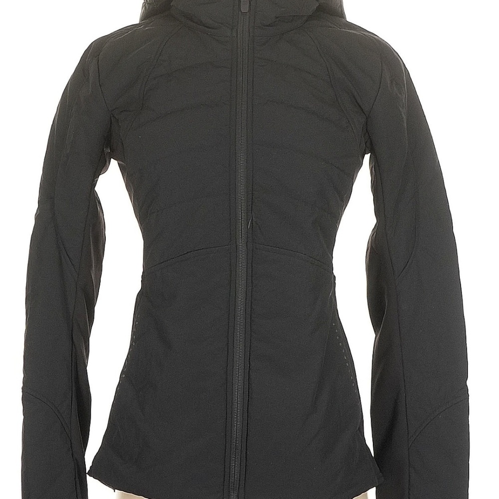 Like NEW Lululemon Black Puffer Jacket with Hood